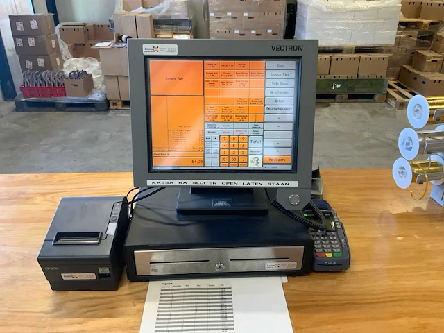Vectron pos steel touch light kassa met toebehoren (2x) - afbeelding 13 van  18