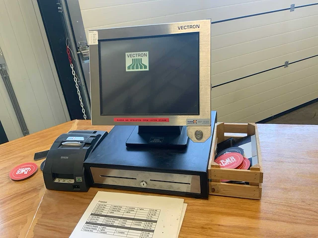 Vectron pos steel touch light kassa met toebehoren (2x) - afbeelding 14 van  18