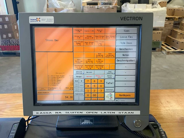 Vectron pos steel touch light kassa met toebehoren (2x) - afbeelding 15 van  18