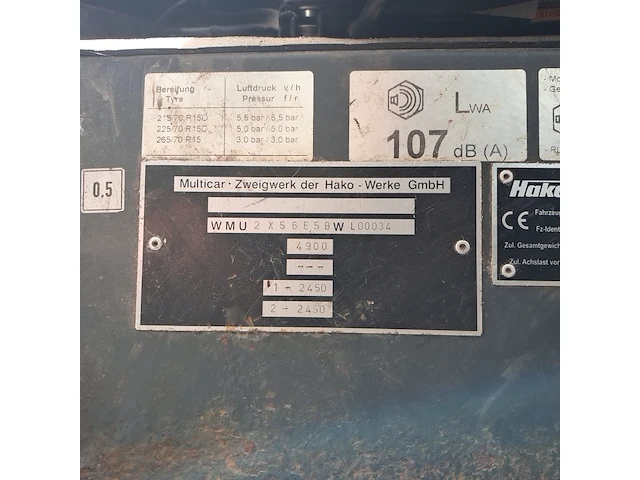 Veegmachine, hako, citymaster 2000, 2011 - afbeelding 33 van  40
