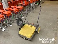 Veegmachine, handbediend