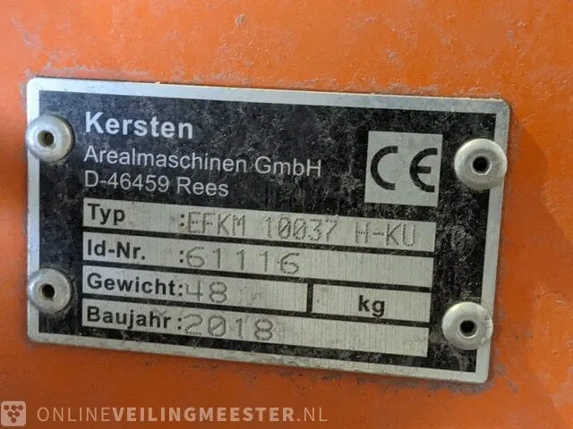 Veegmachine kersten, k2000g, bouwjaar 2018 - afbeelding 13 van  20