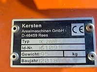Veegmachine kersten, k2000g, bouwjaar 2018 - afbeelding 5 van  27