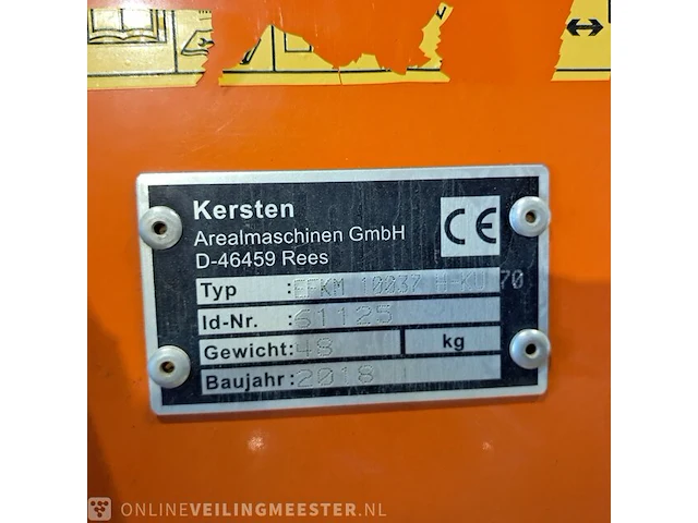 Veegmachine kersten, k2000g, bouwjaar 2018 - afbeelding 6 van  27
