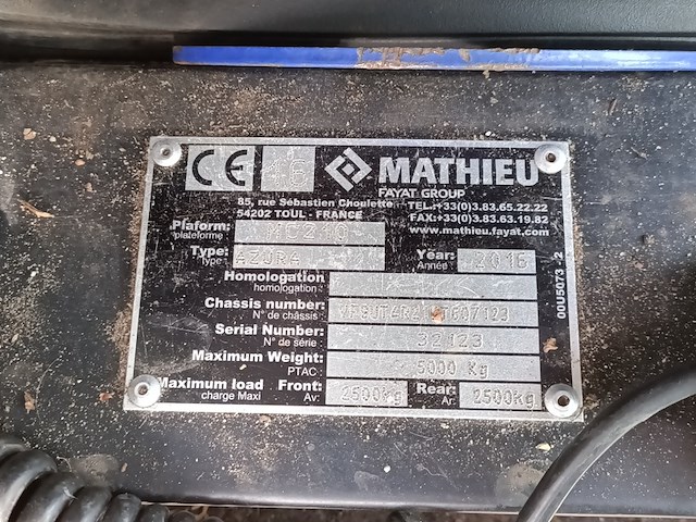 Veegmachine, mathieu, azura mc210, 2016 - afbeelding 3 van  29