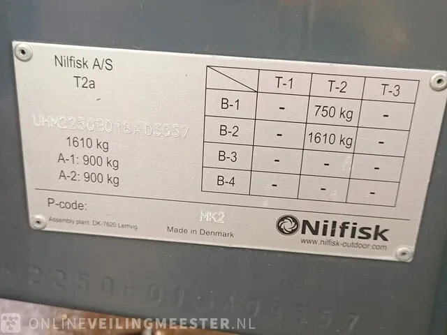 Veegmachine nilfisk, t2a, bouwjaar 2018 - afbeelding 2 van  32