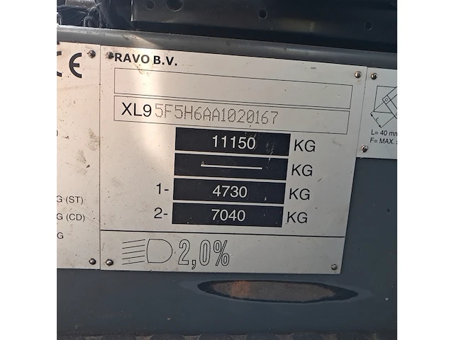 Veegmachine, ravo, 580 euro 5, 2011 - afbeelding 29 van  36