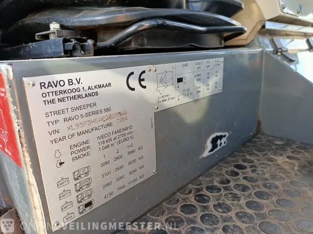Veegmachine ravo, 580 euro 5, bouwjaar 2014 - afbeelding 36 van  44