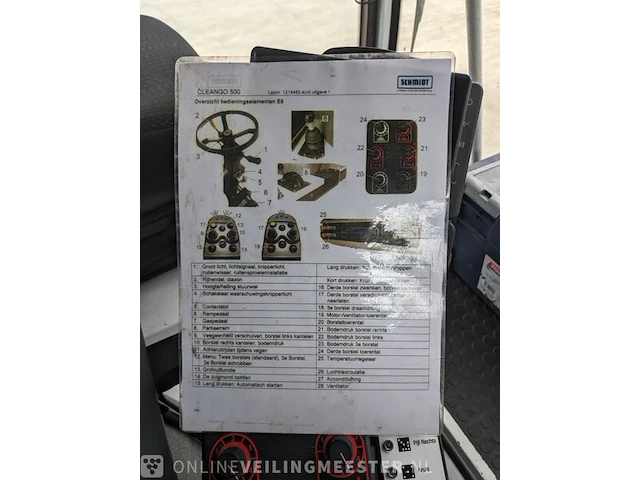 Veegmachine schmidt, cleango 500 eur6, bouwjaar 2015 | tpt-92-s - afbeelding 21 van  40