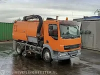 Veegmachine vrachtwagen daf, 2007 daf fa lf45g12 + johnston vf501, bouwjaar 2007