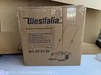 Veegmachine, zelf duwen westfalia, wkm 650, blaauw/zwart - afbeelding 2 van  2