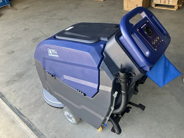 Veeg/schrobmachine, sauber, sb402 bh, blauw/zwart, 2024 - afbeelding 7 van  9