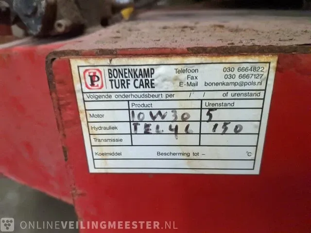 Veegwerktuig voor heftruck m sweep, honda gx390 motor - afbeelding 9 van  10