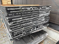 Veer en groef zwart gecoat 5000x185x18mm (140x) - afbeelding 3 van  3