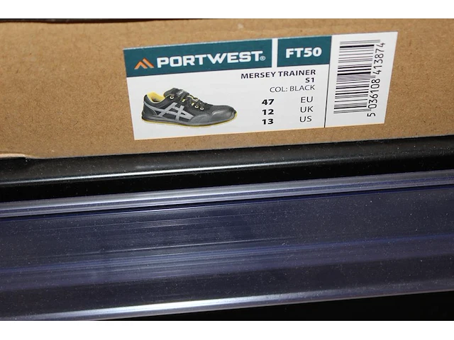 Veiligheid-werkschoen portwest maat 47. - afbeelding 3 van  3