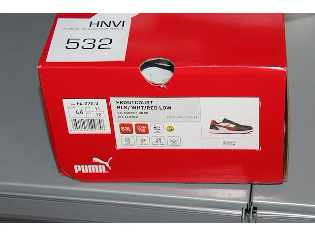Veiligheid-werkschoen puma maat 46. - afbeelding 3 van  3