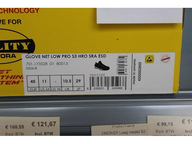 Veiligheid-werkschoen utility diadora maat 45. - afbeelding 3 van  3