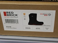 Veiligheids-werklaars red brick maat 43. - afbeelding 3 van  3