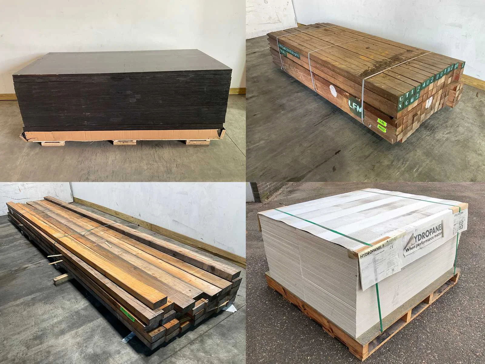 Veiling bulkgoederen; hout, plaatmateriaal en gevelbekleding