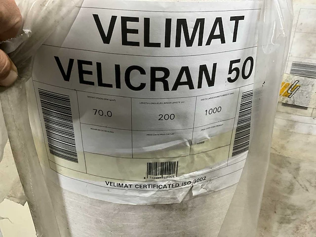 Velimat velicran 50 rollen vilt (2x) - afbeelding 5 van  5