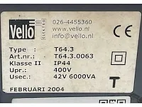 Vello t64-3 bouw aansluitkast / omvormer (2x) - afbeelding 8 van  8