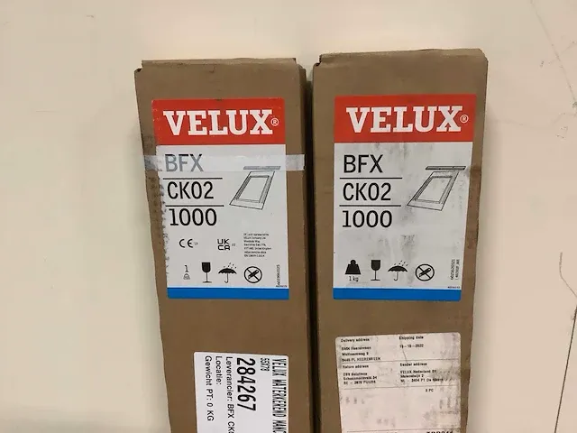 Velux bfx ck02 1000 onderdakkraag 55x78cm (2x) - afbeelding 3 van  5