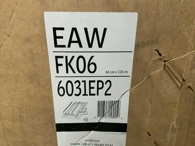 Velux eax fk06 6031ep1 dakkapel opstand - afbeelding 3 van  5