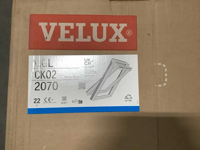 Velux ggl ck02 2070 tuimelvenster 55x78cm (2x) - afbeelding 4 van  4