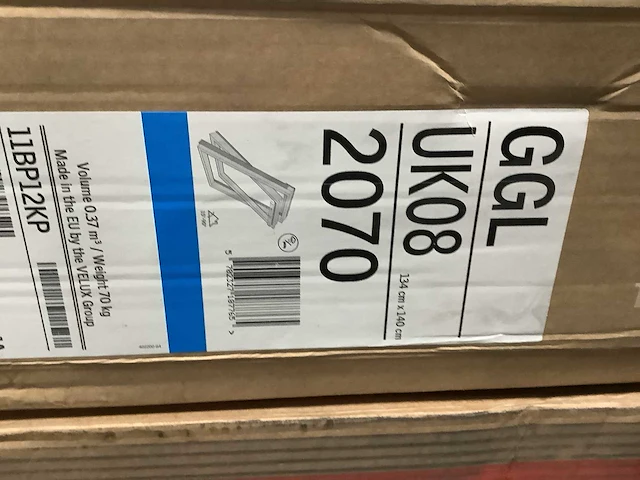 Velux ggl uk08 2070 tuimelvenster 134x140cm - afbeelding 3 van  4