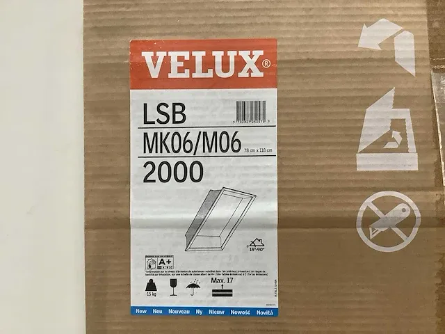 Velux mk06/m06 binnenbekleding (2x) - afbeelding 3 van  3