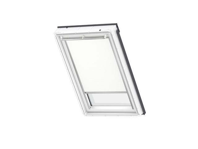 Velux rolgordijn verduisterend handbediend dkl ck02 1025s wit - afbeelding 1 van  4