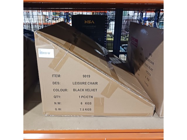 Velvet round chair black sanderz, black, 2025 - afbeelding 2 van  2