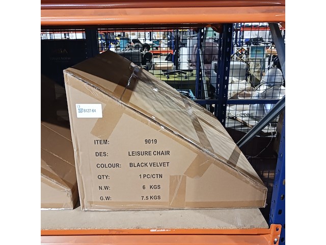 Velvet round chair black sanderz, black, 2025 - afbeelding 2 van  2