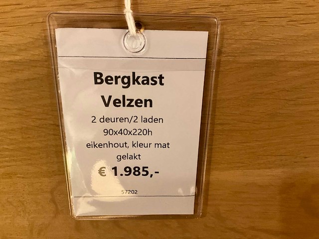 Velzen eiken opbergkast - afbeelding 8 van  10