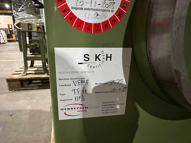 Vema - 1990 - tf m - tafel- en spilfreesmachine - afbeelding 8 van  8