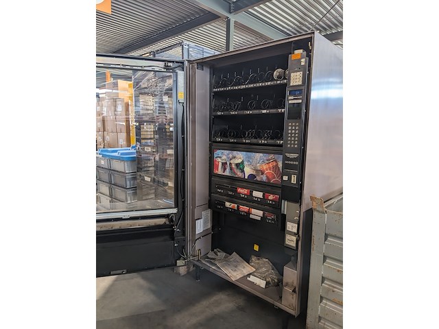 Vending machine voor snacks en drinken, crane national vendors, model 498g - afbeelding 4 van  10