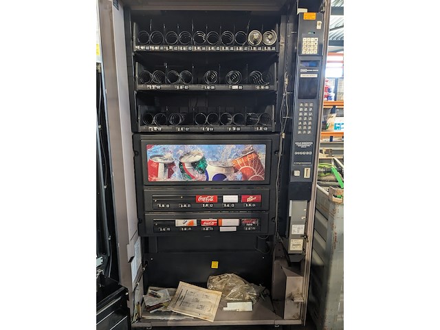 Vending machine voor snacks en drinken, crane national vendors, model 498g - afbeelding 5 van  10