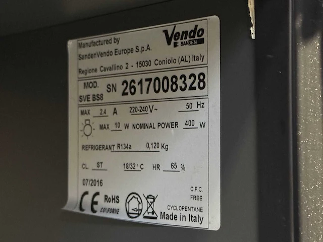 Vendo - 2617008328 - snoepautomaat - vending machine - afbeelding 6 van  10