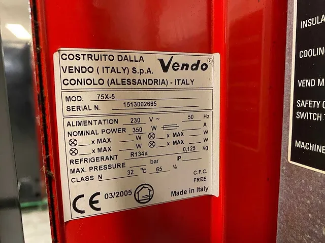 Vendo - 75x-5 - frisdrankautomaat - vending machine - afbeelding 7 van  7