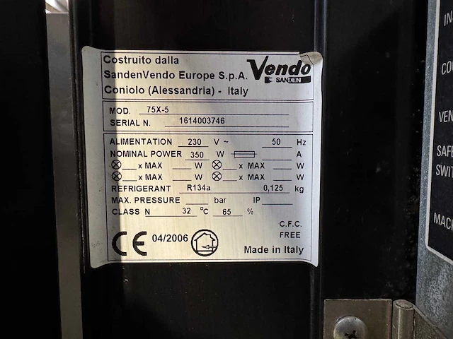 Vendo - 75x-5 - frisdrankautomaat - vending machine - afbeelding 5 van  9