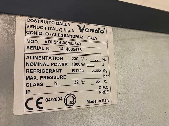 Vendo - vdi 544 - frisdrankautomaat - vending machine - afbeelding 8 van  10