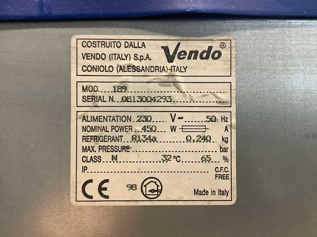 Vendo 189 verkoopautomaat - afbeelding 8 van  8