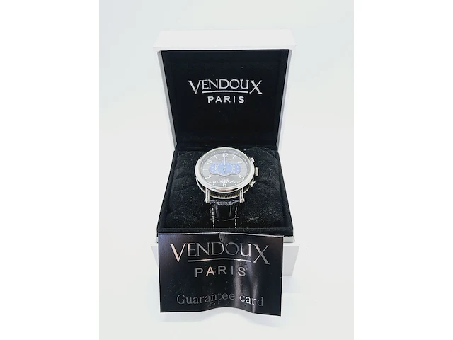 Vendoux ls12019-01 chronograaf herenhorloge - incl. doos - afbeelding 3 van  7