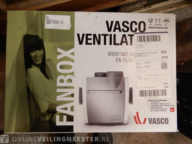 Ventilatiebox met bediening vasco, fanbox - afbeelding 1 van  3