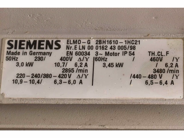 Ventilator - siemens - elmo-g 2bh1610-1hc21 - afbeelding 9 van  9
