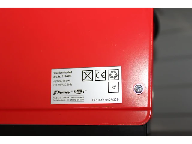 Ventilatorkachel kelfort. - afbeelding 3 van  3