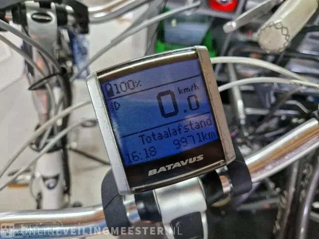 Ventoux e-bike/ elektrische fiets batavus, paars - afbeelding 4 van  16