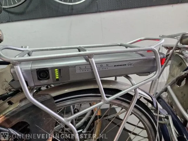 Ventoux e-bike/ elektrische fiets batavus, paars - afbeelding 5 van  16