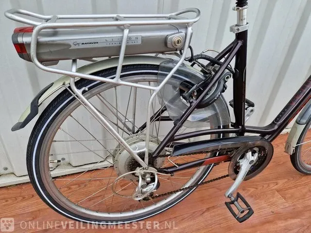 Ventoux e-bike/ elektrische fiets batavus, paars - afbeelding 11 van  16