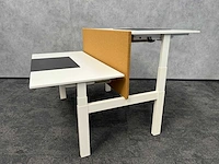 Vepa - elektrisch zit/sta duo bureau 160x80 - mosterdgeel - afbeelding 2 van  15